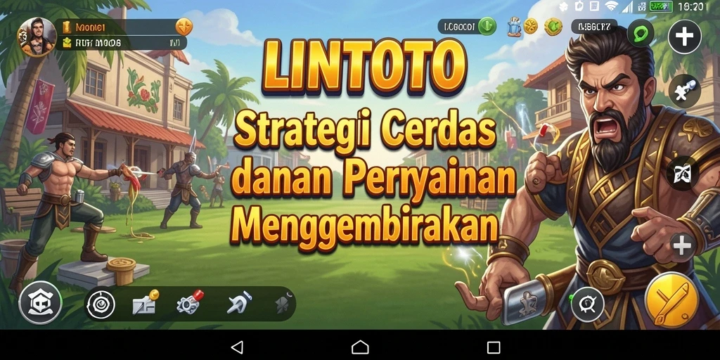 Screenshot gameplay LINITOTO menampilkan strategi mendebarkan dalam pertempuran.
