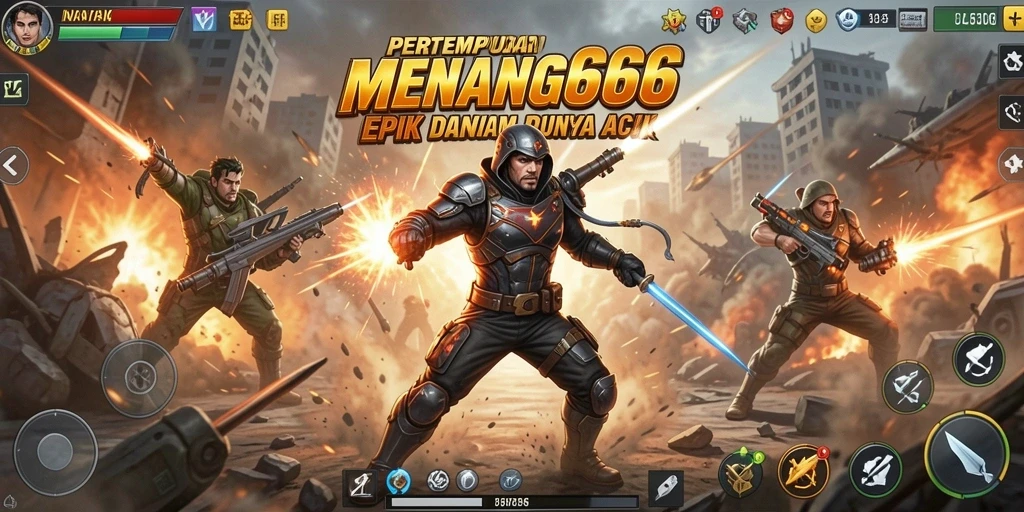 Tampilan gameplay MENANG666 yang penuh aksi dan ketegangan.