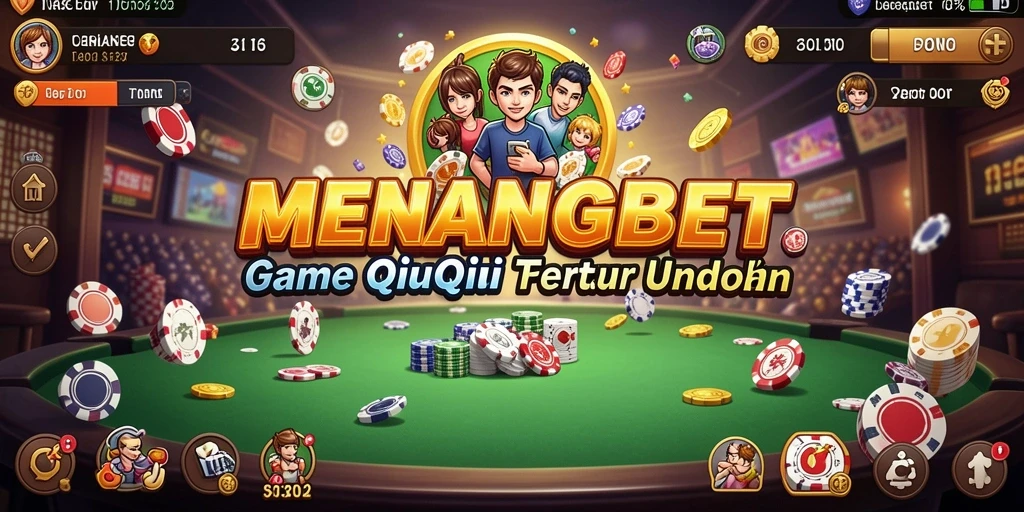 Gameplay seru QiuQiu MENANGBET dengan teman-teman.