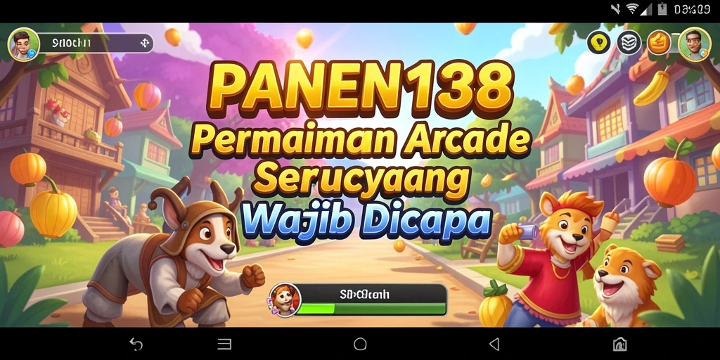 Screenshot menampilkan aksi seru dalam game Arcade PANEN138.