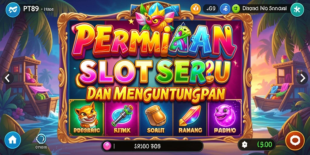 Tampilan menarik dari gameplay Slot PT89 yang mendebarkan.