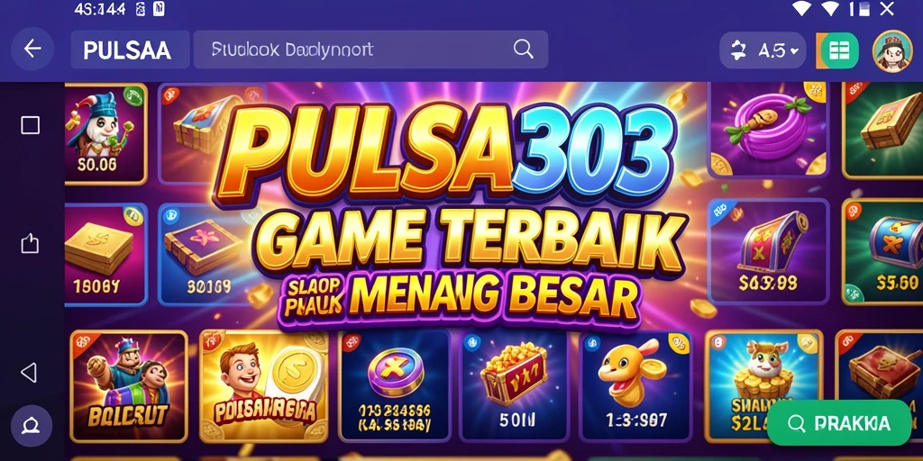 Screenshot PULSA303 menampilkan keseruan gameplay Slot yang mendebarkan.