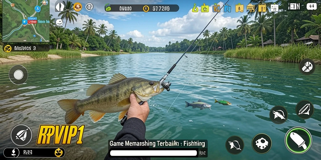 Tangkapan ikan yang memukau dalam gameplay RPVIP1.