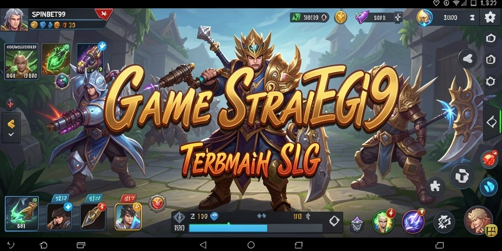 Screenshot gameplay SPINBET99 yang menunjukkan strategi bertempur yang intens.