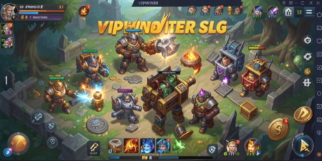 Screenshot gameplay <strong>VIPWIN88</strong> menampilkan pertempuran strategi yang intens.