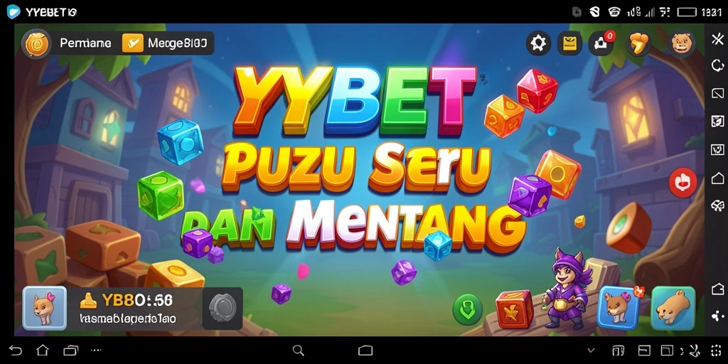 Tampilan gameplay YYBET yang menarik dan menantang dalam puzzle.